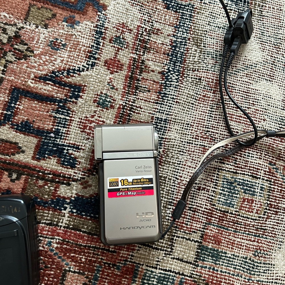 Sony Handycam Silver with Black Accents